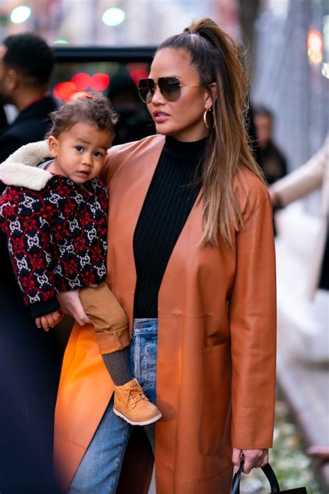 Chrissy Teigen's Son Miles Wore A Gucci Tracksuit